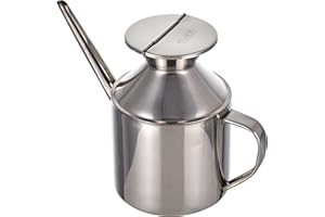 Ibili 700107 Oliera, Acciaio Inox 18/10, 0,7 litri, Argento