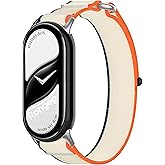 Rongep Xiaomi ile Uyumlu Mi Band 10/9/8 i&ccedil;in Hook Loop Kumaş Kordon Terletmeyen Nefes Alan Hafif Yapılı Cildi Tahriş Etmeyen 