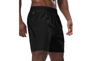 Danfiki Męskie szorty sportowe spodnie do biegania, szybkoschnące, do fitnessu, treningu, aktywności na świeżym powietrzu, spodnie sportowe z kieszenią