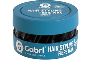 G GABRI Gabri Spider Fibre Hair Styling Wax 150 ml - Cera Para El Cabello De Aspecto Mate, Control De Bordes, Máxima Durabilidad - Control Para Hombres y Mujeres.