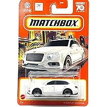 Matchbox 1:64 Scale White 2018 Bentley Bentayga Diecast Car, Toy