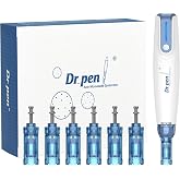 Dr. Pen A9 Profesyonel Microneedling Kalem - Kablosuz Derma Oto Kalem 0,25 mm Ayarlanabilir - Y&uuml;z ve V&uuml;cut i&ccedil;in 6 Kartuşlu El