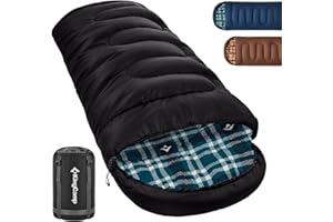 ‎KINGCAMP KingCamp Śpiwór outdoorowy, bawełniany, ciepły, przenośny, lekki, 3-4 pory roku, śpiwór kempingowy, 300 g/400 g, wypełnienie dla dorosłych