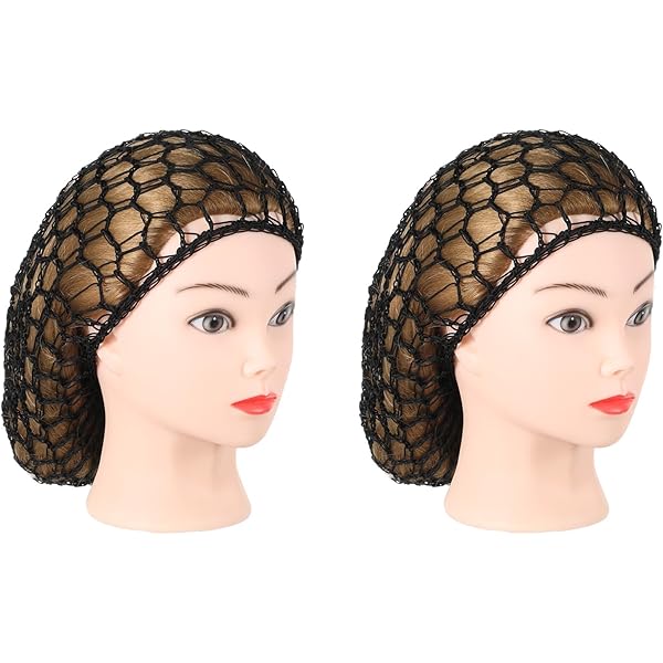 3 Pezzi Comfort, Cuffia Per Capelli All'uncinetto Lavorata A Mano