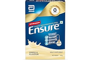 Ensure Complete, Balanced Nutrition Drink For Adults 400g, Vanilla Flavour, Now With A Special Ingredient HMB And 32 Essentia