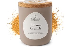 ‎POTLUCK GEWÜRZFREUNDE POTLUCK | Umami Crunch | Würzmischung im Keramiktopf | 75 g | Vegan, glutenfrei und mit natürlichen Inhaltsstoffen