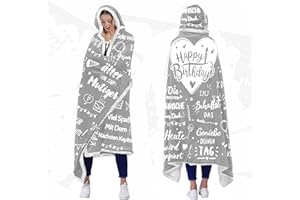 ACCZ Geburtstagsgeschenk für Frauen, Decke mit Ärmeln Geschenke zum 18 Geburtstag Mädchen, Kuscheldecke mit Ärmeln für Freundin Beste Freundin Schwester Frau Mama Geschenke Zum Geburtstag