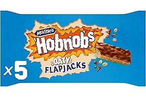 McVitie's Hobnobs Flapjacks Chocolate, Pack of 5, 132 g (Pack of 10)