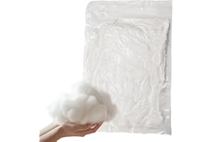 Jtnohx Imbottitura di Ovatta, Imbottitura per Cuscini, Ovatta 150g - Materiale di Riempimento per Sacchi Fagioli, Artigianato E Cuscini