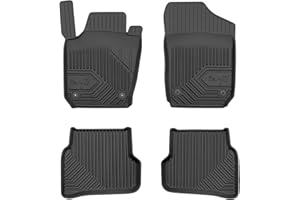 ‎MOTOS MOTOS Gumowe dywaniki samochodowe pasują do Skoda Fabia III 2014-2022 Popraw swój komfort podróży z dywanikiami antypoślizgowymi No.77- Dywaniki samochodowe na każdą pogodę, ochrona przed zabrudzeniam