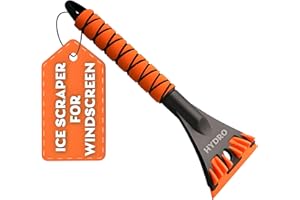 H HYDRO SIP HYDRO Ice Scraper with Wide 11cm Blade – Efficient, Scratch-Free Ice, Snow And Frost Removal For Car And Truck Windscreen And Windows.