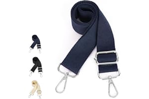 WIAINTY Blue Tracolla per Borsa, Universale per Borsa Tracolla Blu Navy, Tracolla per Borse Regolabile, 3.8cm Larga Ricambio Cinghia Donna, Ampia Tracolla per Borsa per Bagagli, Borse, Computer