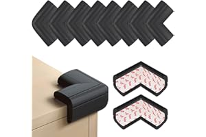 DEKUKAR (8 Pack) Protezioni D'angolo per Bambini, Protezioni D'angolo Morbide in Schiuma per Bambini, Sicurezza per Mobili, Protezione per Angoli acuti, Pre-Tagliate per L'uso Diretto
