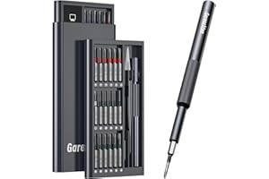 GARESCHTEN Feinmechaniker Werkzeug Set, Mini Schraubendreher Set mit S2 Lang Bits, Präzisions Schraubendreher Set Reparatur Werkzeug Kit mit Torx T5 T6 T8 T9 für Handy, Brillen, Uhren, Laptop, PS4, Xbox, PC