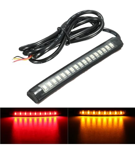 CARALL BA15S 1156 LED Ambre Orange 48 SMD Canbus Sans Erreur Harley Davidson Moto