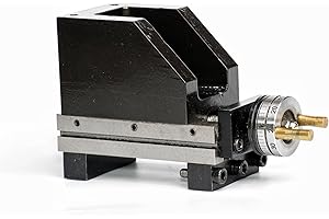 PRAZTECH® Mini Vertical Slide 90mm x 50mm Instant Milling Operation on Lathe Machine | Milling Attachment for Lathe Machine | DIY Workshop Tools