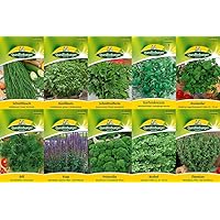 Quedlinburger Kräutersamen Sortiment - 10 Sorten