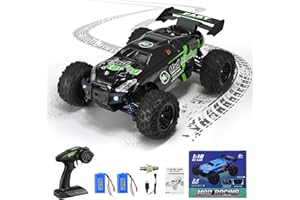 Brolteja 1: 18 Coche Teledirigido,45KM/H Coche RC 4WD Offroad Monster Truck Teledirigido,Coche Radiocontrol de Alta Velocidad, Deriva de Juguete Regalo para niños Adultos