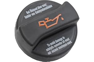 BIAREN Bouchon de remplissage d'huile moteur pour Audi A3 A4 A6 TT Seat Altea Ibiza Leon Skoda Octavia Superb Fabia Volkswagen VW Bora Golf Polo Passat Caddy Transporter 06B103485C 026103485