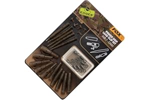 Fox Edges Camo Power Grip Lead Clip Kit de clips de plomb pour plomb à carpe, sécurité et montage