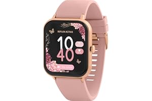 Reflex Active Montre Intelligente de Fitness Série 23 plaqué Or Rose avec Bracelet Rose, Rose Gold, Moderne