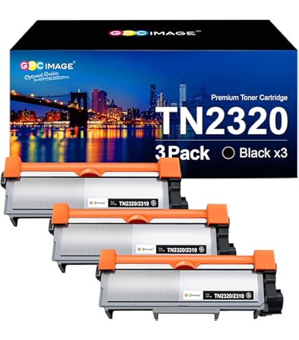 Pack de 3 s compatible Brother TN2320 Noir