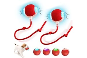 SUFANG 2PCS Pet Smart Rolling Ball Cat Toy Ball Recargables por USB Electric Self-Entertainment Cat Ball Toy Juguete Inteligente para Gatos Cat Puzzle Toy for Playing and Interaction for Cat