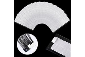 ‎EBANKU EBANKU 240 Stücke Ersatztapes für Tape In Hair Extensions Ersatztapes Klebestreifen Hohe Klebekraft Haar Klebeband für Haarverlängerungen Haareinschlag (Weiß)