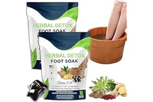 FOAPECA PRO Herbal Detox Foot Soak Beads, 2023 New Herbal Detox Cleansing Foot Soak Beads, Herbal Detox&Shaping Cleansing Foot Soak Beads, Foot Care, Improves Blood Circulation (2 Box)