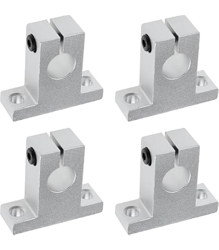 Set Di 4 Collarini Per Alberi Lineari SBR12 - Diametro 12mm, In Alluminio, Per Macchine CNC - Foto 4