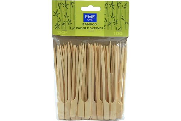PME Brochettes en Bambou en Forme de Palette 12 cm, Paquet de 100