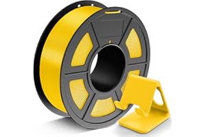 ‎JAYO JAYO PLA Filament 1.75 mm, 3D Drucker Filament 1.1KG, Maßgenauigkeit +/- 0.02mm, Neatly Wound Filament, 1.1 KG Spule (2,4 lbs), 363 Meters, Reines Gelb 1100G