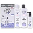 Nioxin System 5 Kit by for Unisex - 3 Pc 10.1oz Cleanser Shampoo, 10.1oz Scalp Therapy Conditioner, 3.38oz Scalp and Hair Treatment
