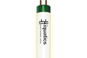 iQuatics Juwel Compatible Aquarium Fluorescent Light Bulb T5 (Single), White 14000k, 24w 438mm 18"
