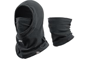 JOGVELO Cagoule d'hiver Thermique pour Enfants 4-12Ans, Multifonction Coupe Masque de Ski Cyclisme, Casquette Bonnet Chapeau avec Cache-Cou