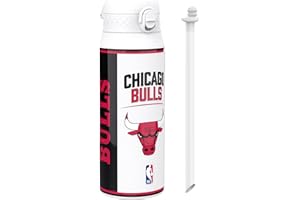 Ion8 NBA Borraccia, a Prova di Perdite, Facile da Aprire, Serratura Sicura, Lavabile in Lavastoviglie, Maniglia per il Trasporto, Facile Pulizia