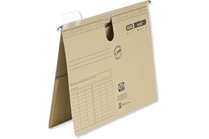 ELBA Zeszyt do wieszania vertic ULTIMATE, opakowanie 50 sztuk, DIN A4, komercyjny zeszyt, karton z recyklingu, brązowy