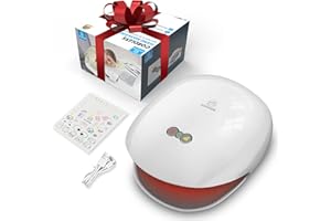 Comfier Bezprzewodowe urządzenie do masażu ręcznego z wysoką temperaturą, 3 stopnie kompresji powietrza i ogrzewania, urządzenie do wielokrotnego ładowania, tunel nadgarstka, idealny prezent dla