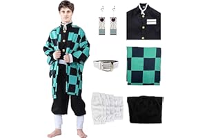 Firecos Cosplay Costume Outfit Set Anime Costume Kimono for Adults Halloween Christmas Carnival Dress Up Gift