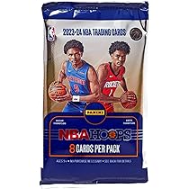 NBA Hoops 2023-24 Panini Basketball Factory Sealed Pack of Trading