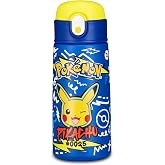 Seven Kid Pokemon Bottle, Blue, 460 ml, Stainless Steel, BPA-Free, Airtight, Hot 12h/Cold 24h, Leakproof, Reusable, School, S
