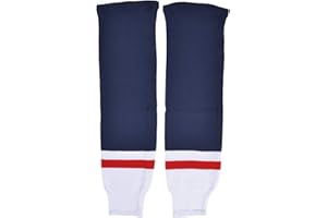 SAFEJAWZ Schanner Unisex Sher-wood Nhl Hockeystutzen, Marine/Weiß/Rot, Senior EU