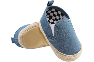 LUPSTY DEBAIJIA Bambino Scarpe Espadrillas Suola Morbida Ragazzo Tela Sneaker Infantile Antiscivolo Traspirante EU