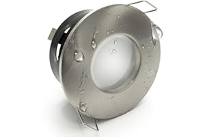 PLANETITALY Foco led empotrable IP65 iluminación mampara ducha luz baño turco 12 V MR16 7 W