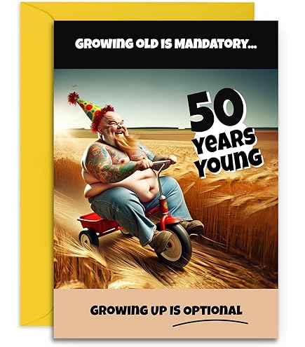 Danilo Promotions LTD Carte D'anniversaire 50 Ans, Carte D