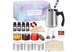 Totofac Candle Making Kit,Candle Beginners DIY Starter Set to Create Large Scented Candle,Pouring Pitcher Candles Art and Craft Supplies