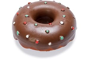 Karlie Doggy Donut, Juguete para Perros, látex, marrón, 12 x 12 x 5 cm