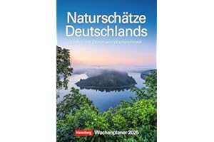 Naturschätze Deutschlands Wochenplaner 2025 - 53 Blatt mit Zitaten und Wochenchronik: Foto-Wandkalender zum Eintragen. Landschaften-Kalender 2025 mit ... 35,5 cm. Hochformat (Wochenplaner Harenberg)