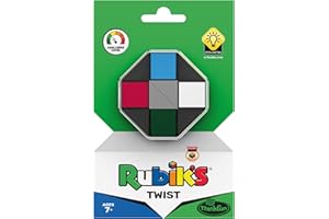 ThinkFun - 76401 - Rubik's Twist, der kreative Rätselspaß für Fans des original Rubik's Cubes. Kreiere unzählige Formen. Für alle Fans des Zauberwürfels.: Das Drehpuzzle für kreativen Puzzle-Spaß!