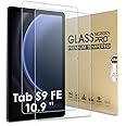 Bighan 2 Pack Screen Protector Compatible with Samsung Galaxy Tab S9 FE 10.9", 9H Hardness Tempered Glass Film Clear Anti-Bubble Full Coverage foil Compatible with Galaxy Tab S9